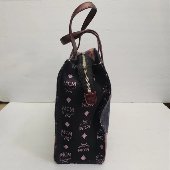 Vintage multicolor MCM tote bag with COA - Picture 4 of 11